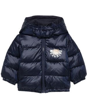 Moschino Jacket With Logo - Blue