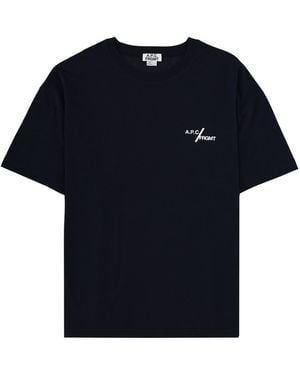 A.P.C. A. P.C. T-Shirt Con Logo - Black