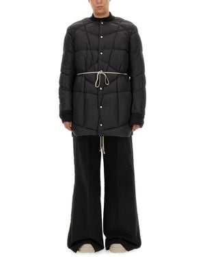 Rick Owens Down Coat - Black