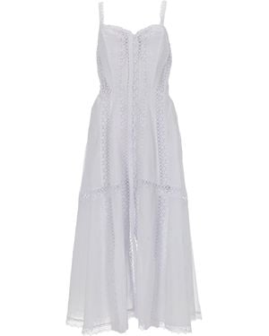 Charo Ruiz Abito Lungo "Dafelle" - White