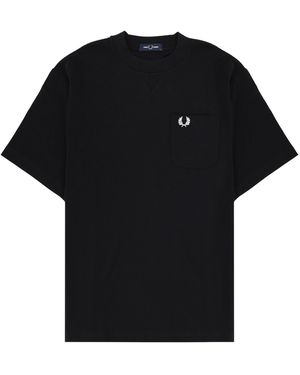 Fred Perry T-Shirt With Logo - Black