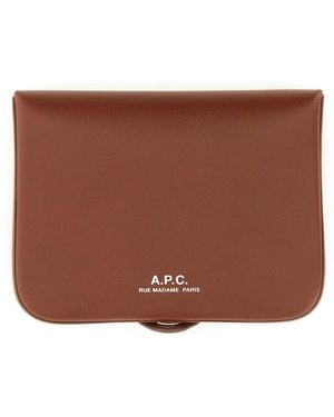 A.P.C. Coin Purse "Josh" - Brown