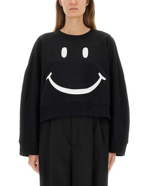 Moschino Smiley" Sweatshirt - Black