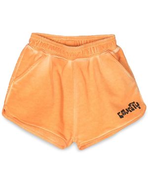 Marcelo Burlon Sweatshorts - Arancione