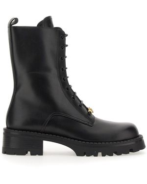 Versace Boot With Laces Alia - Black