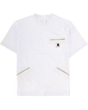 SACAI X CARHARTT WIP T-Shirt - White