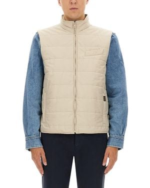 Fay Quilted Vest - Blue