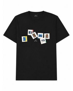Paul Smith T-Shirt Con Stampa - Black