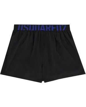 DSquared² Swimsuit With Logo - Black