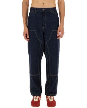 Carhartt Double Knee Trousers - Blue