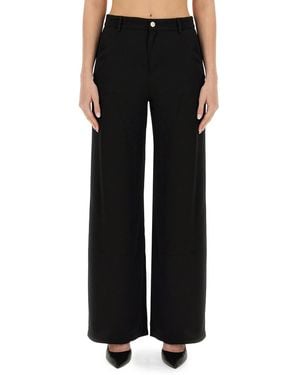 Moschino Palazzo Trousers - Black