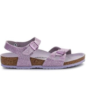 Birkenstock Sandals With Logo - Purple