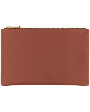 Il Bisonte Cowhide Leather Case - Brown