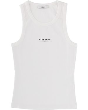 Givenchy Tank Top With Logo - White