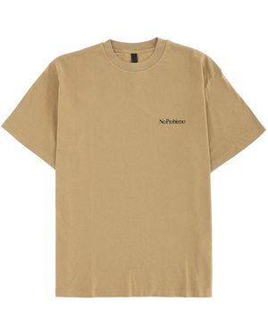 No Problemo T-Shirt With Logo - Natural