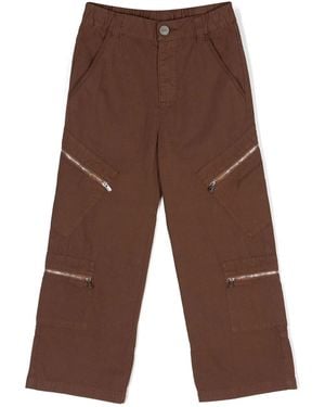 Jacquemus Le Cargo Cotton Trousers - Brown