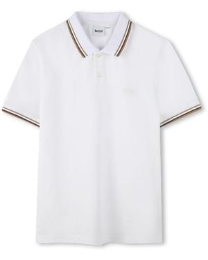 BOSS Short-Sleeved Polo Shirt - White