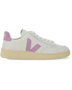 Veja Logo Trainers - White