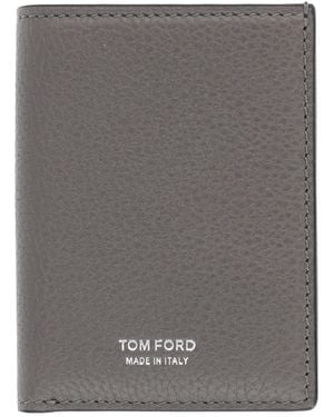 Tom Ford Portacarte Pieghevole - Gray