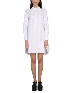 Thom Browne CAMICIA IN LANA - Bianco