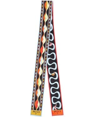PUCCI Foulard Bandeau Con Mix Di Stampe - White