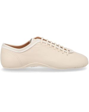 Dries Van Noten Leather Trainers - Natural