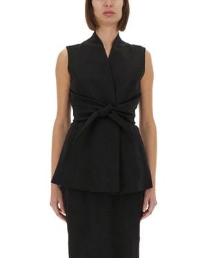 ジャケット Rick Owens Structured Sleeveless Jacket Rick Owens Structured Sleeveless Jacket in Black | Lyst