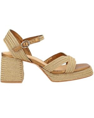 Castañer Ankle-Strap Heels - Metallic