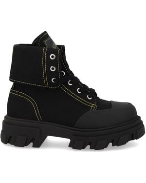 Ganni Stivaletto Da Trekking - Black