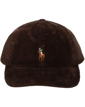 Polo Ralph Lauren Cappello Da Baseball Con Logo - Brown