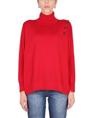 Stefano Mortari Turtleneck Shirt - Red