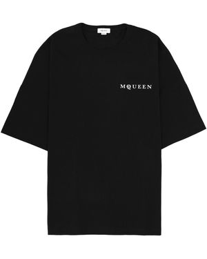 McQueen Oversized Mcqueen T-Shirt - Black