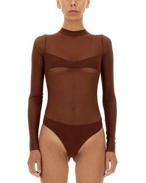 NOT AFTER TEN Cotton Sunrise Bodysuit - Brown
