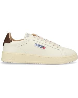 Autry Logo Trainers - Natural