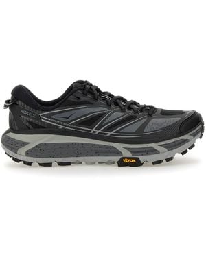 Hoka One One 'Mafate Speed 2' Low Top Trainers With Logo Print On The Side - Black