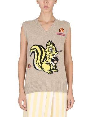 Cormio Knitted Nicole Vest - Multicolour