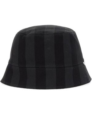 Sunnei CAPPELLO BUCKET REVERSIBLE IN COTONE - Nero