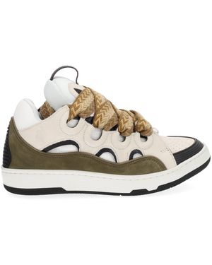 Lanvin Curb Trainers - Natural