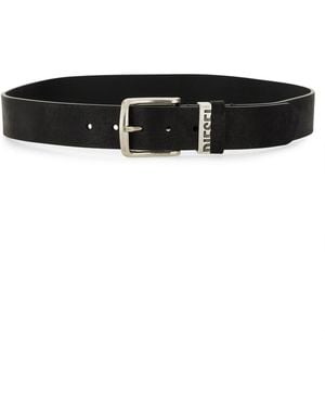DIESEL Belt With Buckle - Black