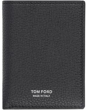 Tom Ford Portacarte Pieghevole - Black