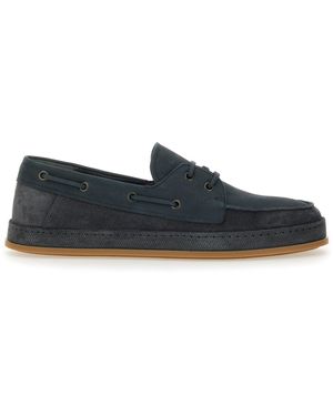 Hogan Leather Boat Moccasin in Natural for Men | Lyst display picture 1