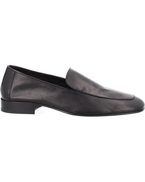 Dries Van Noten Leather Loafers - Grey
