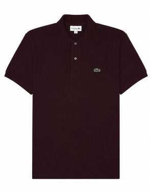 Lacoste Polo Con Logo - Red