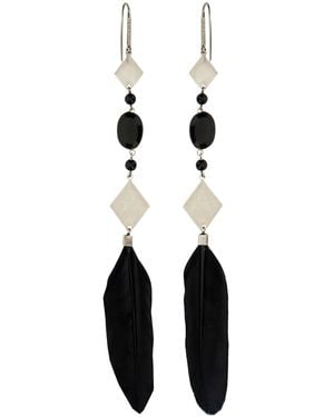 Isabel Marant Orecchini "Dancing Feather" - Blu