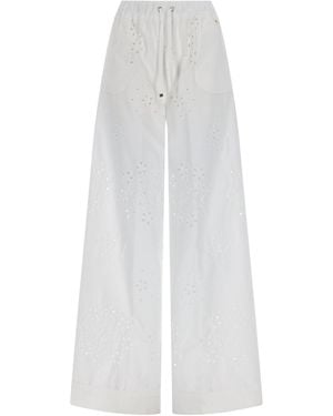Herno Drawstring-Fastening Pants - White