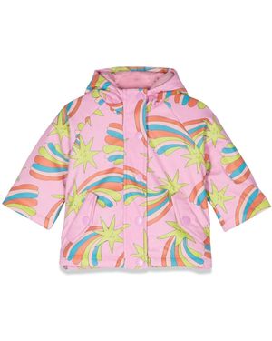 Stella McCartney Hooded Parka Jacket - Pink