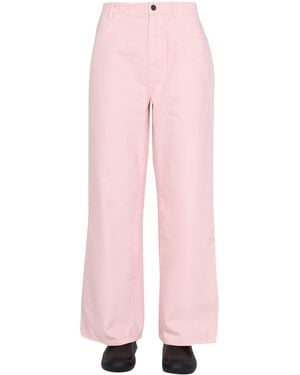 Raf Simons Wide Leg Trousers - Pink