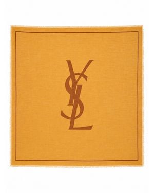 Saint Laurent Sciarpa Cassandre - Orange