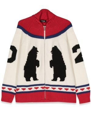 DSquared² Shirt With Zip - Red