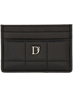 DSquared² Card Holder With Logo - Black